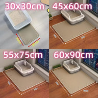 Extra Large Cat Litter Mat Heavy Duty Waterproof 2 Layer Non Slip Washable Pet Floor Protector Litter Box Sand Stopper